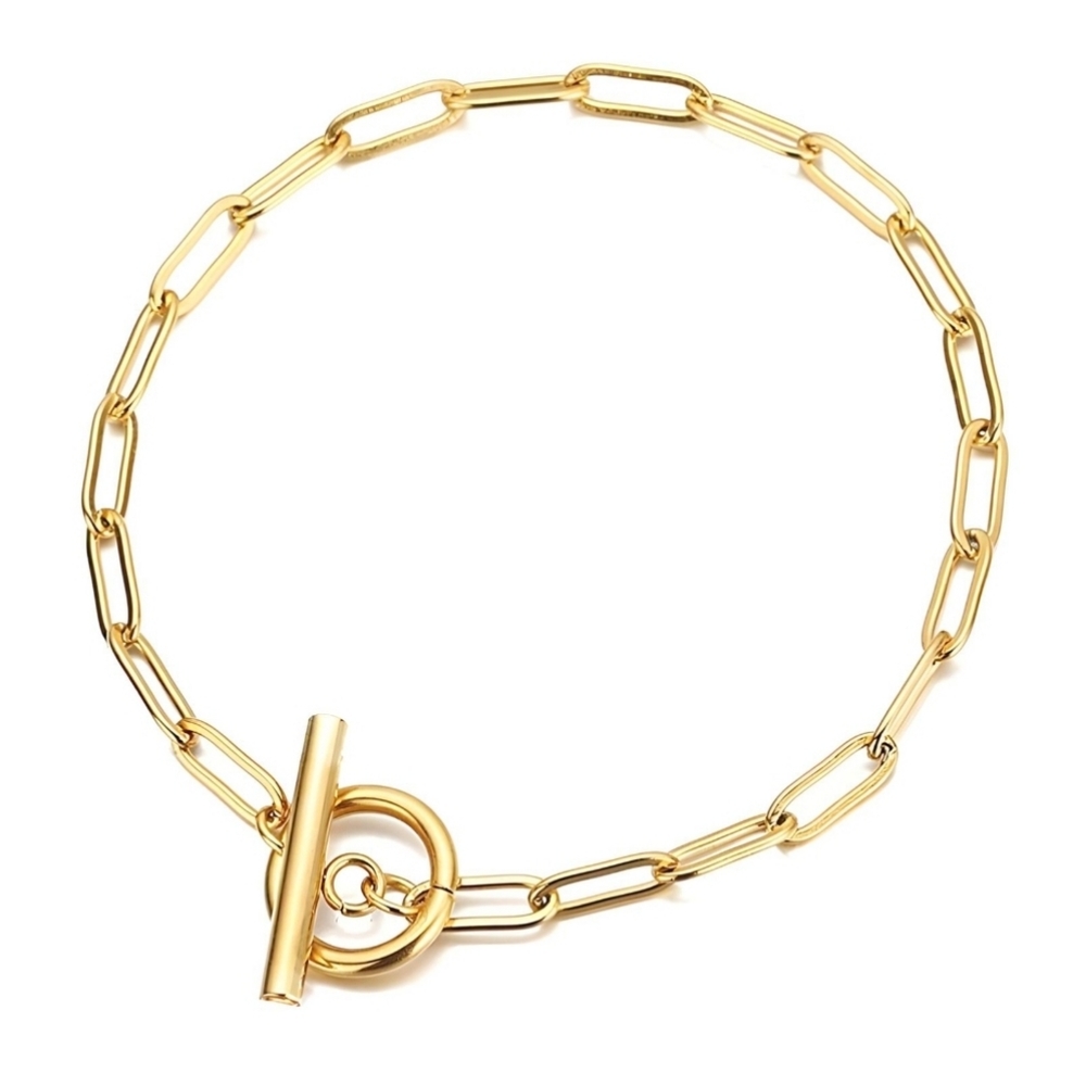 18K GOLD PLATED STAINLESS STEEL BRACELET
